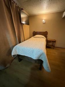 Postel nebo postele na pokoji v ubytování Cabaña ubicada en sector zapallar, perfecta para descansar