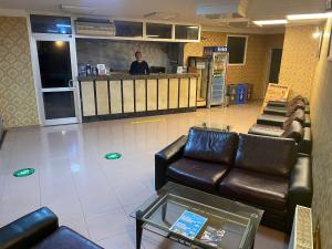 Kuchyň nebo kuchyňský kout v ubytování Prima Hotel