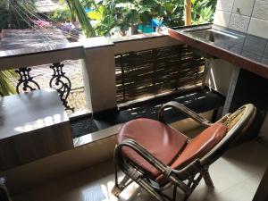 Khu vực ghế ngồi tại Jeet hostel and Stay Rooms