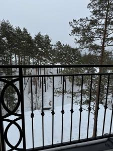 Balkonas arba terasa apgyvendinimo įstaigoje DivciRaj