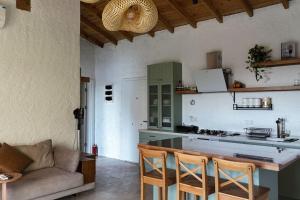 Kuchyň nebo kuchyňský kout v ubytování Fethiye Villalarım Villa 1