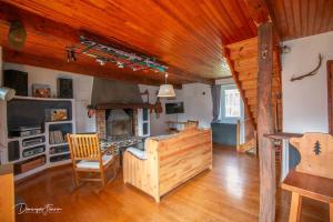 Dapur atau dapur kecil di Maison spacieuse à la montagne +6 gambar