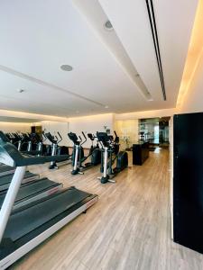 Fitness centrum a/nebo fitness zařízení v ubytování Skyline Suite in Polanco Best Location Fast Wifi