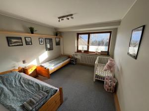 Postel nebo postele na pokoji v ubytování Apartament MATI
