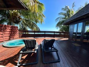 Balcone o terrazza di MOOREA - Villa Ana Mua