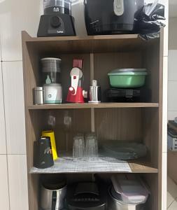 Kuchyň nebo kuchyňský kout v ubytování Casa com 2 quartos perto do Buritis