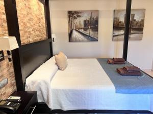 Postel nebo postele na pokoji v ubytování Hotel Don Juan