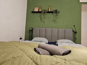 Postel nebo postele na pokoji v ubytování Downtown Gem Rooms