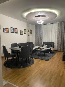Istumisnurk majutusasutuses Ria apartman