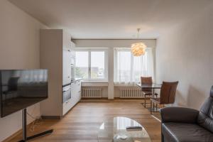 TV a/nebo společenská místnost v ubytování Amanthos Living Solothurn