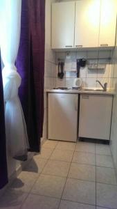 Kuchyň nebo kuchyňský kout v ubytování Apartments Mira