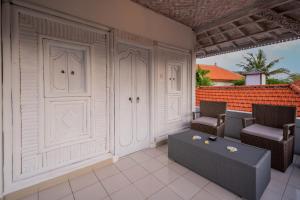 Posezení v ubytování Ganesh Beach Hotel