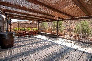 Balkón nebo terasa v ubytování Finca Jardín del Norte
