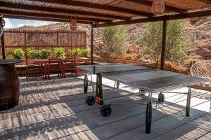 Stolní tenis v ubytování Finca Jardín del Norte nebo okolí