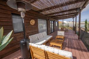 Balkón nebo terasa v ubytování Finca Jardín del Norte