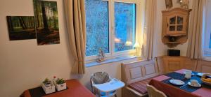 Postel nebo postele na pokoji v ubytování Haus Auszeit