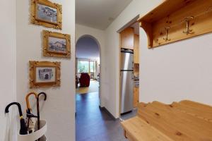 Kuchyň nebo kuchyňský kout v ubytování Apartment Pradè