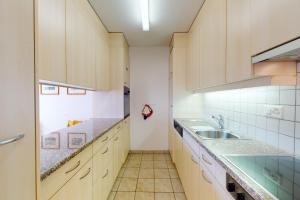 Kuchyň nebo kuchyňský kout v ubytování Apartment Crappun 3