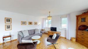 TV a/nebo společenská místnost v ubytování Apartment Crappun 3