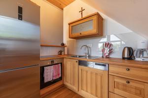 Kuchyň nebo kuchyňský kout v ubytování Vineyard cottage Škatlar 3
