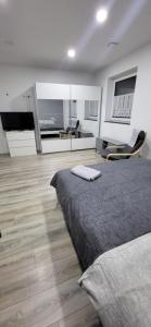 Dapur atau dapur kecil di 4-WG Einzelzimmer