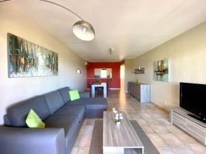 TV a/nebo společenská místnost v ubytování Calvi Résidence, Appart'hôtel
