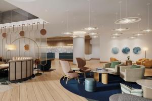 Marriott Long Beach Downtown的休息区