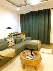 Posezení v ubytování Cozy minimal suite