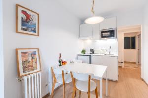 Η κουζίνα ή μικρή κουζίνα στο Loft privado reformado centro Girona 3min AVE