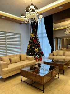 Hotel Monogram Park的休息区