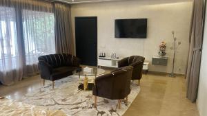 TV a/nebo společenská místnost v ubytování Palais FARAH