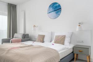 Posteľ alebo postele v izbe v ubytovaní Your Holidays Aquamarina PRIMA