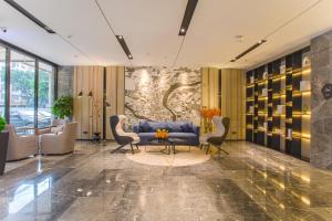 Istumisnurk majutusasutuses Echarm Hotel Hezhou Avenue
