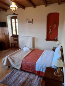 Postel nebo postele na pokoji v ubytování ΞΕΝΩΝΑΣ ΕΣΠΕΡΟΣ - Guest house Esperos