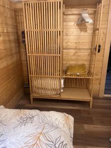 Postel nebo postele na pokoji v ubytování Chalet Oz