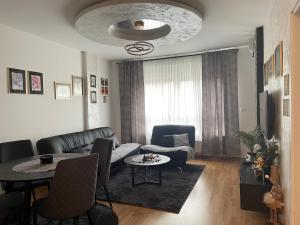 Istumisnurk majutusasutuses Ria apartman