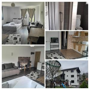 Voodi või voodid majutusasutuse Apartamente Ambrus E Studio 21 Praid toas