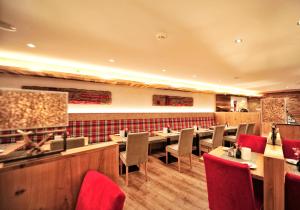A seating area at Hotel Garni Bellevue