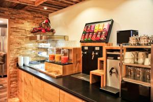 Coffee and tea making facilities at Hotel Garni Bellevue