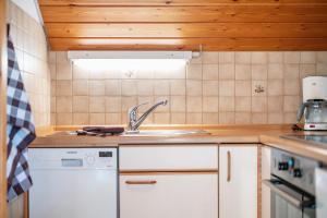Kuchyň nebo kuchyňský kout v ubytování Haus Schöneck
