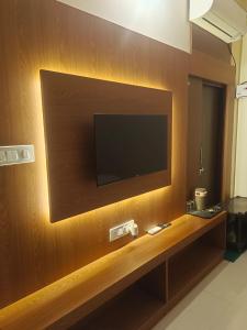 TV a/nebo společenská místnost v ubytování Prtap home stay