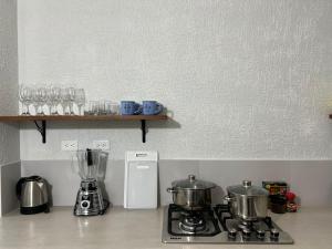 Η κουζίνα ή μικρή κουζίνα στο Family Apartment 5 Bed 5 Bedroom 5 Bath