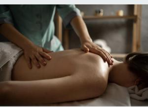 Lázně a/nebo wellness v ubytování Entre Terre et Estuaire & Spa