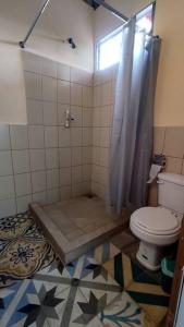 Ένα μπάνιο στο Apartment at Abacaxi Artspace
