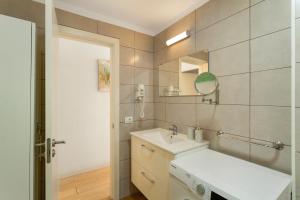 Koupelna v ubytování Casa Orballo