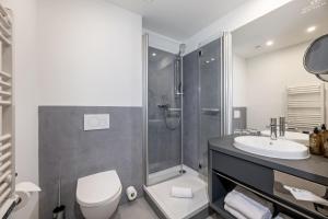 Koupelna v ubytování HOTEL andrä