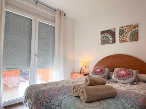 Postel nebo postele na pokoji v ubytování Apartament Escapat Sort - L'Amfitriona