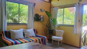 Posezení v ubytování Cabaña Los Laureles