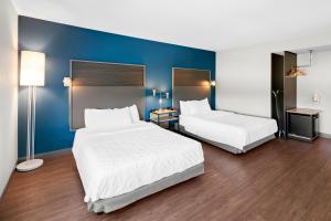 Tru By Hilton Spokane Valley, Wa客房内的一张或多张床位