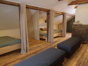 Postel nebo postele na pokoji v ubytování LeafCottage B&B and Sauna, 25 min from Romme Alpine